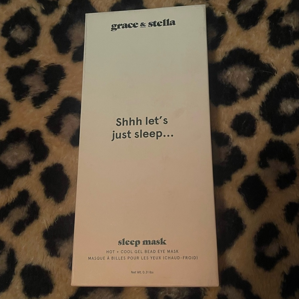 Grace & Stella hot + cold bead eye sleep mask